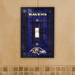 Baltimore Ravens Team Logo Home Light Switch Cover