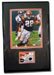 Corey Dillon #28 Cincinnati Bengals Autographed 8x10 Color Photo Professionally Framed w/Game-Worn Jersey Swatch Insert Trading Card 2002 #WC-CD Upper Deck WildCards Game-Worn Jersey Card - Personally Autographed by Corey Dillon w/Certificate of Authenticity - Ready to Hang