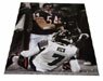 Chicago Bears Brian Urlacher #54 Autographed Sports Action 16x20 Color Photo (Sacking Atlanta Falcons Michael Vick) Limited Quantities - Personally Autographed by Brian Urlacher w/Certificate of Authenticity and Tamper Proof Hologram Included!