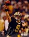 New Orleans Saints Drew Brees #9 Autographed Sports Action 8x10 Color Photo Heaving Ball Down Field - New Orleans Saints Super Bowl XLIV Football Star - Personally Autographed by Drew Brees w/Certificate of Authenticity and Tamper Proof Hologram Included!