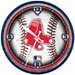 Boston Red Sox Logo Wall Clock 12 in. Diameter - Great Clock for your Child/Youth Bedroom, Basement, Garage, Dormroom, Cabin, or Office Warehouse? - Made in USA - 2903291