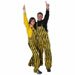 Old Gold or Yellow/Black Game Day Sports Striped Bib Overalls Pants 100% Cotton Old Gold or Yellow/Black - Women or Men Stand Out in the Crowd on Game Day at Any MLB Baseball Stadium, Party, or Tailgate - Size is Waist in Inches X Length in Inches - NOT LICENSED BY MLB OR PITTSBURGH PIRATES
