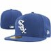 Chicago White Sox 59FIFTY White on Royal Blue Fitted Hat Highest Quality New Era 100 Percent Wool MLB Major League Baseball Team Logo Offcially Licensed Fashion Adult Baseball Hat - 10023366