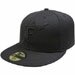 Florida Marlins 59FIFTY Black on Black Fitted Hat Highest Quality New Era 100 Percent Wool MLB Major League Baseball Team Logo Offcially Licensed Fashion Adult Baseball Hat - 10047313