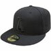 Los Angeles Angels of Anaheim 59FIFTY Black on Black Fitted Hat Highest Quality New Era 100 Percent Wool MLB Major League Baseball Team Logo Offcially Licensed Fashion Adult Baseball Hat - 10047302