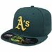 Oakland Athletics 59FIFTY Authentic Road Game Fitted Hat As Seen on MLB Players On Field Highest Quality New Era 100 Percent Wool MLB Major League Baseball Team Logo Offcially Licensed Fashion Adult Baseball Hat