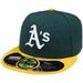 Oakland Athletics 59FIFTY Authentic Home Game Fitted Hat As Seen on MLB Players On Field Highest Quality New Era 100 Percent Wool MLB Major League Baseball Team Logo Offcially Licensed Fashion Adult Baseball Hat
