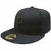 Pittsburgh Pirates 59FIFTY Black on Black Fitted Hat Highest Quality New Era 100 Percent Wool MLB Major League Baseball Team Logo Offcially Licensed Fashion Adult Baseball Hat - 10047325
