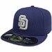San Diego Padres 59FIFTY Authentic Road Fitted Hat As Seen on MLB Players On Field Highest Quality New Era 100 Percent Wool MLB Major League Baseball Team Logo Offcially Licensed Fashion Adult Baseball Hat