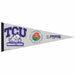 2011 Rose Bowl TCU Horned Frogs Premium Pennant Standard 12 in. X 30 in. - Texas Christian University Official University of Wisconsin Badgers 2011 Rose Bowl Pasadena Licensed Collectible Plush Felt Roll it Up Take it Home - Made in USA - 37474011