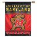 University of Maryland Vertical Banner Flag 27 in. X 37 in. - Terrapins - NCAA College Sports Team Vibrant Colors and Exciting Graphics NCAA Sports Team Logo for Indoor or Outdoor Use - Made in USA- POLE NOT INCLUDED - 88311051