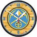 Denver Nuggets Wall Clock 12 in. Diameter - NBA Basketball Team Logo Great Clock for your Child/Youth Bedroom, Basement, Garage, Dormroom, Cabin, or Office Warehouse?