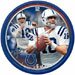 Indianapolis Colts Peyton Manning NFL Football Player Sports Wall Clock 12 in. Diameter - Great Clock for your Child/Youth Bedroom, Basement, Garage, Dormroom, Cabin, or Office Warehouse? - 9947741