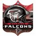 Atlanta Falcons High Definition Crest Shaped Helmet w/NFL Football Logo Wall Clock Includes 2 Year Life Workaholic Battery - Made in the USA - Ready for Your Home, Office, Bedroom, Garage, or Basement Bar - 9975561