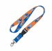 Boise State University Lanyard 3/4 in. Wide - Broncos - NCAA Team Logo Ticket Holder, Badge, Dorm, or Key Chain - Features Metal Clip - 40489011