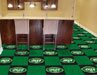 New York Jets Logo NFL Team Carpet Tiles - 1 Box of 20 Tiles 18 in. X 18 in. Carpet Tiles - 20 Tiles Per Box - Replace Old Carpet, Rugs, or Mats in your Dorm Room, Home, Garage Area, Basement Bar, or Fishing Cabin