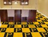 Pittsburgh Pirates Logo MLB Baseball Team Carpet Tiles - 1 Box of 20 Tiles 18 in. X 18 in. Carpet Tiles - 20 Tiles Per Box - Replace Old Carpet, Rugs, or Mats in your Dorm Room, Home, Garage Area, Basement Bar, or Fishing Cabin