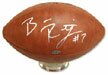 Ben Roethlisberger #7 Autographed Official NFL Wilson Football Pittsburgh Steelers Collectible Miami Ohio - Personally Autographed by Ben Roethlisberger w/Upper Deck Authenticated Certificate of Authenticity - 36547