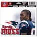 New England Patriots Randy Moss NFL Football Window Cling Ultra Decal Sticker 4.5 in. X 6 in. - NFL Football Window Cling Ultra Decal - Removable Reusable Decal Sticker - 41421071