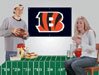 Cincinnati Bengals Weather-Resistant Tailgating Reuseable Premium Quality NFL Team Party Kit (Banner Flag and Tablecloth Included) 3 ft X 2 ft - Nylon Applique Team Banner Flag and 72 in. X 52 in. NFL Football Field Style Vinyl Tablecloth w/Flannel Backing - Awesome for a Tailgate, Team Party, or Birthday Party - PKBE