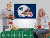 New England Patriots Weather-Resistant Tailgating Reuseable Premium Quality NFL Team Party Kit (Banner Flag and Tablecloth Included) 3 ft X 2 ft - Nylon Applique Team Banner Flag and 72 in. X 52 in. NFL Football Field Style Vinyl Tablecloth w/Flannel Backing - Awesome for a Tailgate, Team Party, or Birthday Party - PKNE