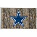 Dallas Cowboys Camouflage Horizontal Banner Flag 3 ft X 5 ft - NFL Team Hunter or Hunting Camoflage Logo - NFL Football Team Vibrant Colors Hang this Banner Anywhere - Indoor, Outdoor, Garage, Basement Bar, or Tailgate! - Made in the USA - 83033010