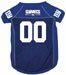 New York Giants Pet Jersey Don't forget to Dress Your Dog or Cat for Game Day in this NFL Football Team Logo Pet Jersey Shirt - Size Measure from Neck to Base of Tail - See Size Chart Below
