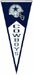 Dallas Cowboys Wool Collector Pennant 17.5 in. X 40.5 in. Awesome High Quality Collector Museum Quality NFL Football Huge Helmet Logo Embroidered Wool Pennant - 58080