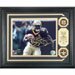 2010 Super Bowl XLIV Champions New Orleans Saints Reggie Bush Autographed Photo Mint Limited Edition - 13 in. X 16 in. - NFL Football Photo w/24 Kt Gold Overlay Super Bowl Logo Coins w/Number Certificate of Authenticity Matted Framed Collectible