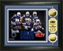 2009 NFL AFC Champions Indianapolis Colts 24Kt Gold Coin Photo Mint Limited Edition 1 of 5,000 - 13 in. X 16 in. - NFL Football Photo w/24Kt Gold OVerlay Coins w/Numbered Certificate of Authenticity Matted Framed Collectible - PHOTO2665K
