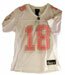 Indianapolis Colts Peyton Manning Women's Replica Reebok Jersey #18 Fashion White/Light Pink Numbers/Name Women/Girl - SIZE RUNS REALLY SMALL - JUNIOR SIZE - Wife, Girlfriend, or Any Women Game Day Fashion Jersey - Reebok NFL Equipment On Field Licensed Merchandise High Quality Replica Jersey