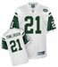 New York Jets LaDainian Tomlinson Reebok Replica Jersey #21 White Color - Top Quality Reebok NFL Equipment On Field Licensed Merchandise High Quality Replica Football Jersey