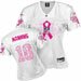 Indianapolis Colts Peyton Manning #18 Women's Replica Reebok Jersey SIZE RUNS REALLY SMALL - JUNIOR SIZE Breast Cancer Awareness White/Pink - Wife, Girlfriend, or Any Women Game Day Fashion Jersey - Top Quality Reebok NFL Equipment On Field Licensed Merchandise Replica Football Jersey - 7178W 013 3 AER1756