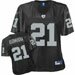Oakland Raiders Nnamdi Asomugha Women's Authentic Reebok Jersey #21 Authentic Premier Black - SIZE RUNS REALLY SMALL JUNIOR SIZE - Wife, Girlfriend, or Any Women Game Day Jersey - Awesome Medium Quality ON Field NFL Equipment Reebok NFL Football Jersey - Lightweight Jersey w/All Embroidered Numbers, and Player Name