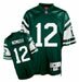 New York Jets Joe Namath #12 Premiere NFL Throwback Reebok Gridiron Classic Authentic Football Green Jersey Awesome Top Quality Gridiron Classic Reebok Throwback Vintage NFL Football Jersey - Heavy w/All Embroidered Numbers, Name, Huge Tag, etc.