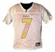 Pittsburgh Steelers Ben Roethlisberger #7 Fashion White/Yellow Women's Replica Reebok Football Jersey (SIZE RUNS REALLY SMALL - JUNIOR SIZE) Wife, Girlfriend, or Any Women Game Day Fashion Jersey - Reebok NFL Equipment On Field Licensed Merchandise High Quality Replica Jersey - 7178W