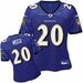 Baltimore Ravens Ed Reed #20 Women's Replica Reebok Football Purple Jersey (SIZE RUNS REALLY SMALL - JUNIOR SIZE) Wife, Girlfriend, or Any Women Game Day Fashion Jersey - Reebok NFL Equipment On Field Licensed Merchandise High Quality Replica Jersey