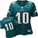 Philadelphia Eagles DeSean Jackson #10 Women's NFL Football Player Reebok Replica NFL Football Home Jersey (SIZE RUNS REALLY SMALL - JUNIOR SIZE) Wife, Girlfriend, or Any Women Game Day Fashion Jersey - Reebok NFL Equipment On Field Licensed Merchandise High Quality Replica Jersey