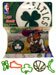 Boston Celtics Team Logo Rubber Bandz 20 NBA Basketball Team Office or Home Rubber Bands, Trade, Logo Bandz, or Wear as Bracelets - This is NOT a Silly Bandz - 5 Shapes; Mascot Logo, Basketball, Sneaker Shoe, Clover Logo, Player