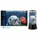 Dallas Cowboys Rotating Lamp 12 in. Tall - 15 Watt Light Bulb Included - Rotates Completely in 40 Seconds - NFL Football Team Graphic Design has Action Highlights That Glow and Twinkle as it Turns - Assembled in the USA - 2508391