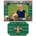 New Orleans Saints Magnetic Photo Frame 7.5 in. X 5.5 in. Horizontal - Holds a 4 in. X 6 in. Photo - NFL Football Team Logo Great for Lockers, Refrigerators, File Cabinets, or Anywhere Metal - Made in the USA - 61999081