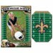 New Orleans Saints Magnetic Photo Frame 7.5 in. X 5.5 in. Vertical - Holds a 4 in. X 6 in. Photo - NFL Football Team Sports Team Logo Great for Lockers, Refrigerators, File Cabinets, or Anywhere Metal - Made in the USA - 62000081