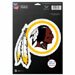 Washington Redskins Die Cut Logo Magnet HOT PRODUCT - 6.25 in. X 9 in. NFL Team Logo Sheet - Made of Weather Resistant Materials - Ready for Cars, Car Bumpers, Lockers, Refrigerators, or Anywhere Metal - Indoor or Outdoor Use - Made in the USA - 83819010