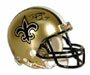 Drew Brees #9 New Orleans Saints Autographed Replica Riddell Mini Football Helmet New Orleans Saints Super Bowl XLIV Football Star - Personally Autographed by Drew Brees w/Tamper Proof Hologram and Certificate of Authenticity