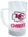 Kansas City Chiefs Fun Glow Light Up Drink Mug 19 Oz - NFL Football Team Logo Flashing Color LED Lights Brighten Your Favorite Beverage When Mug is Picked Up and Tilted to Take a Drink - Lights Turn Off Automatically or Via Switch - Game Day Tailgating, Dorm Room, Party, Home, or Office