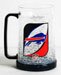 Buffalo Bills Refreezable Crystal Freezer Mug 16 Oz. - NFL Football Team Logo Mug - Store this in the Freezer or Ice Cooler - Add Your Favorite Thirst Quenching Beverage Like Beer, Soda, Iced Coffee, or Whatever and Your Good to Go! - LCM103