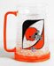 Cleveland Browns Crystal Freezer Mug 16 Oz. - NFL Football Team Logo Mug - Store this in the Freezer or Ice Cooler - Add Your Favorite Thirst Quenching Beverage Like Beer, Soda, Iced Coffee, or Whatever and Your Good to Go! - LCM106
