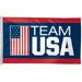 USOC Team USA Horizontal Banner Flag 3 ft X 5 ft - Olympic Team Logo Vibrant Colors Hang this Banner Anywhere - Indoor, Outdoor, Garage, Basement Bar, or at the Olympic Games - Made in USA - 67089011