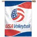 USA Volleyball Olympic Vertical Banner Flag 27 in. X 37 in. - Olympic Team Logo Vibrant Colors Fly this Flag Anywhere - Indoor, Outdoor, Garage, Basement Bar, or at the Olympic Games - Made in USA - 78737010