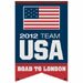 2012 Team USA USOC Team USA Premium Felt Vertical Banner Flag 17 in. X 26 in. - Olympic Team Logo High Quality Premium Felt Banner Flag Roll it Up Take it to the Games or Hang it at Home - Wrinkle Free, Vibrant Colors - Made in USA - 67445011